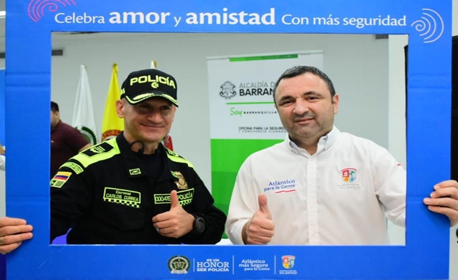 Autoridades y comerciantes del Atlántico firman compromiso para celebrar Amor y Amistad con seguridad