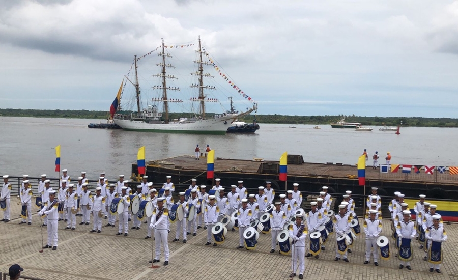 Buque Escuela ARC «Gloria» regresó a Barranquilla