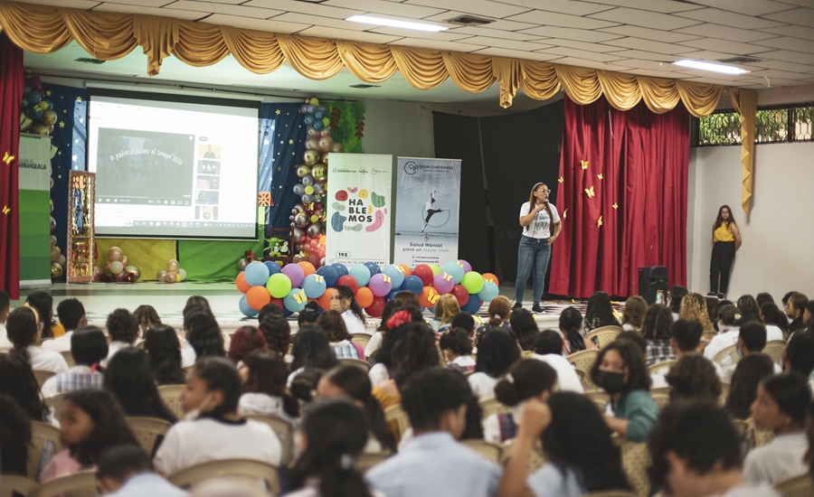 Más de 700 jóvenes barranquilleros se reunieron para conmemorar el Día Mundial de la Salud Mental