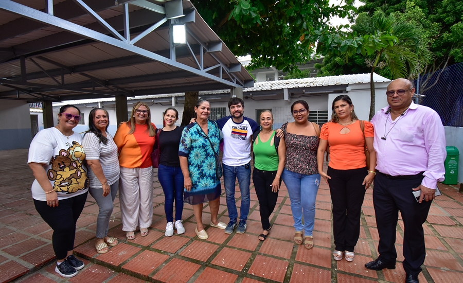 En semana de receso escolar, Distrito continúa ejecutando obras en las instituciones educativas