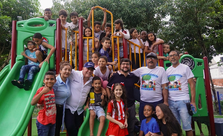 Con la entrega del parque Insar, alcalde Pumarejo les cumple un sueño a vecinos de La Ciudadela 20 de Julio
