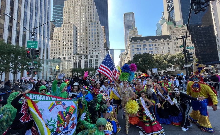 El Carnaval de Barranquilla presente en el corazón de Nueva York para representar a Colombia con su diversidad, colorido y alegría