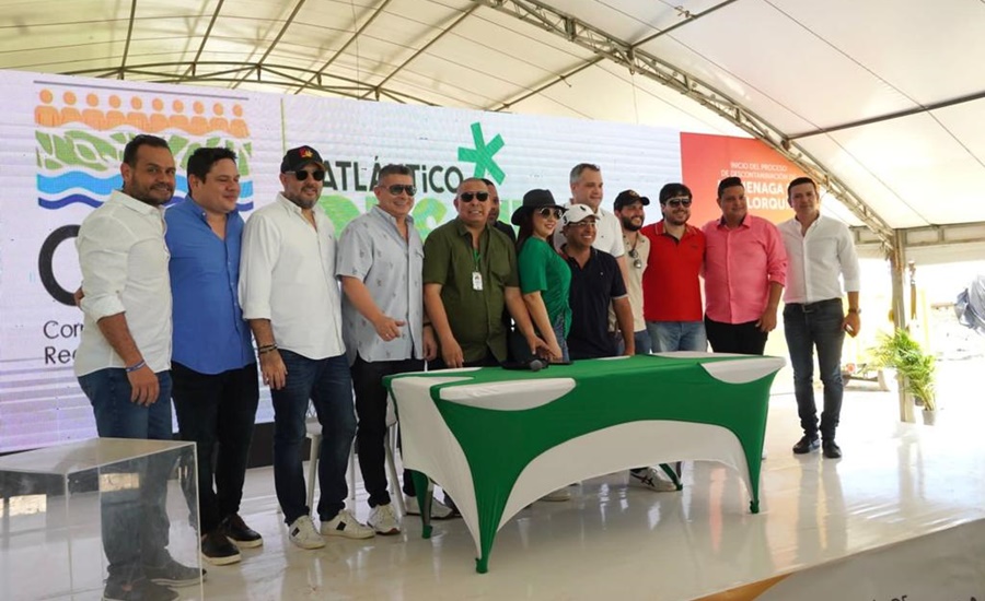 Concejo de Barranquilla presente en proceso de descontaminación de la Ciénaga de Mallorquín