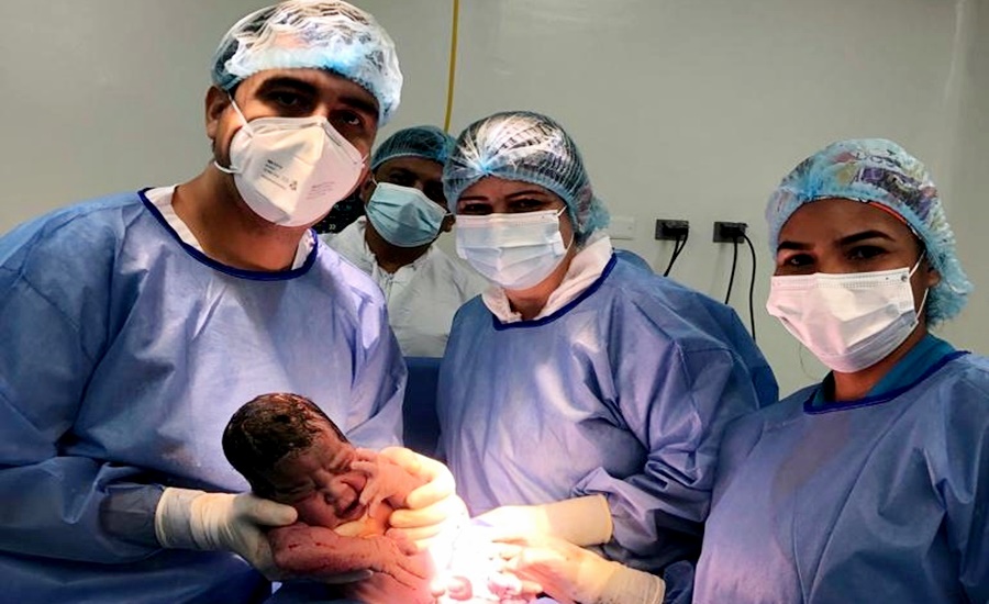 Gael, el primer bebé que nace en la nueva sede de Alta Complejidad de la ESE UNA