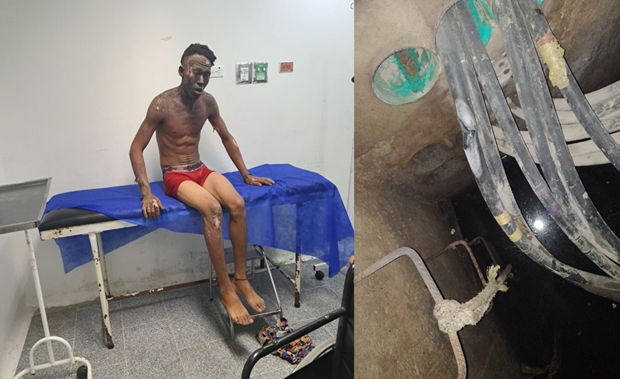 Por intento de robo de cables hombre recibió fuerte descarga eléctrica en el barrio El Silencio