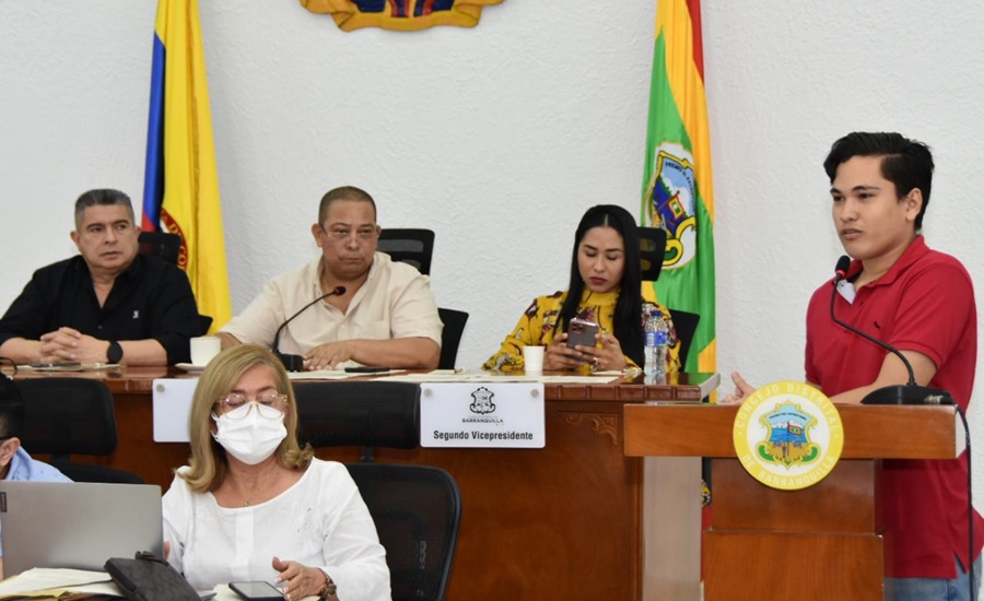 Los consejeros de Juventud de Barranquilla y el Concejo Distrital por primera vez sesionaron conjuntamente