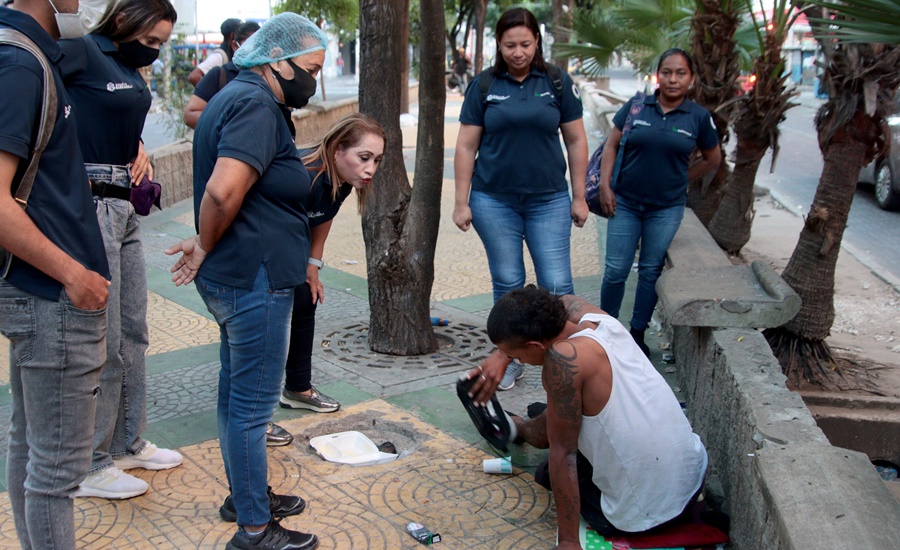 Distrito llegó a habitantes de calle del Centro de Barranquilla con servicios para mejorar su calidad de vida