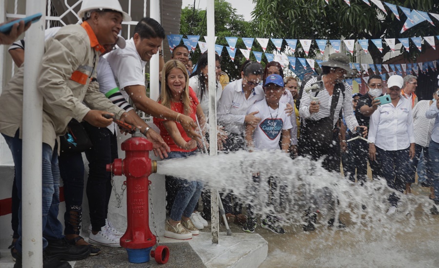 “14 municipios del Atlántico ya cuentan con agua potable 24 horas, siete días a la semana, en sus cabeceras”: Elsa Noguera