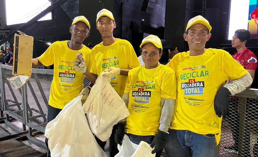 Barranquilla, la ciudad verde que recicla durante los eventos del Carnaval