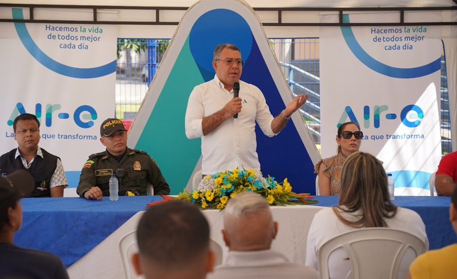 464 familias beneficiadas con el proyecto Air-e entregó obras de modernización de redes eléctricas en La Sierrita