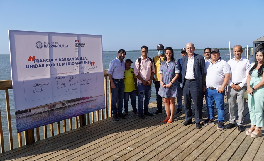 Nuevo espaldarazo de Francia a recuperación de Mallorquín y a biodiversidad en Barranquilla