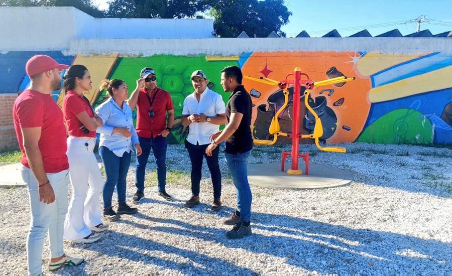 En un 95% avanzan obras del Parque de la Cultura en Malambo