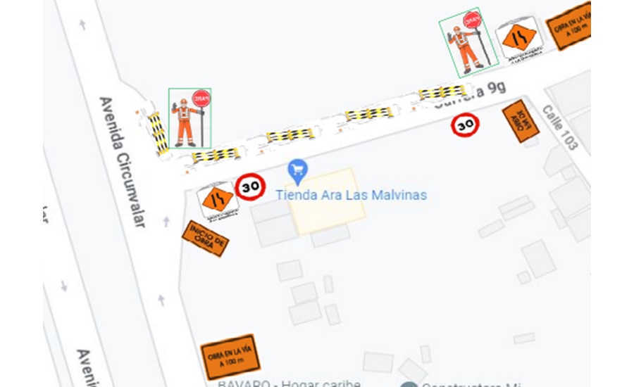 Cierres de vías a partir del sábado 4 de marzo y domingo 5 de marzo en Barranquilla