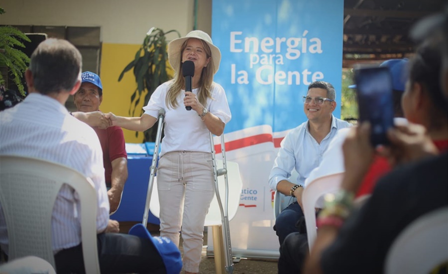 “Con ‘Energía para la Gente’, mejora la calidad de vida de 80 familias y la productividad del campo en Sabanalarga”: Elsa Noguera