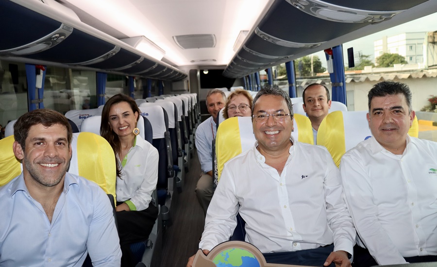 Inicia operación del primer bus interdepartamental  de Colombia con funcionamiento 100% a gas natural