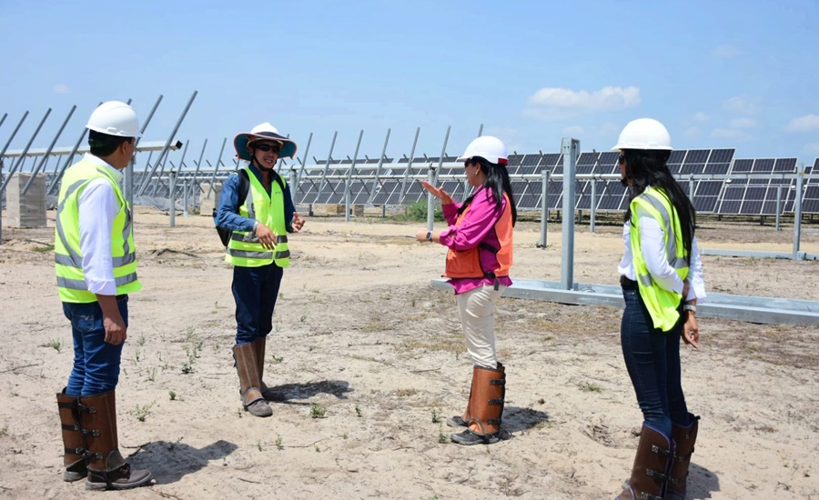 Gobernación del Atlántico destaca avance del proyecto solar Guayepo I y II en Ponedera