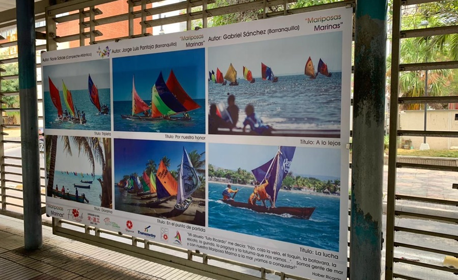 Estación La Catedral se convierte en galería fotográfica