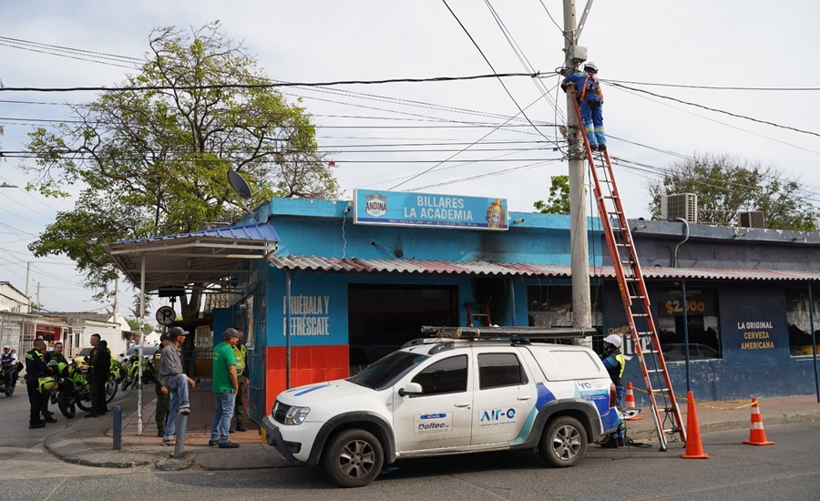 Cierre de dos billares en el sur de Barranquilla por robo de energía