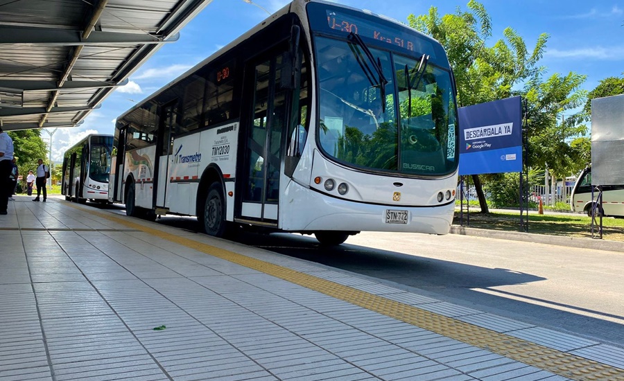 Por obras en la carrera 51B, Transmetro implementa desvío en ruta U30 Universidades desde este lunes