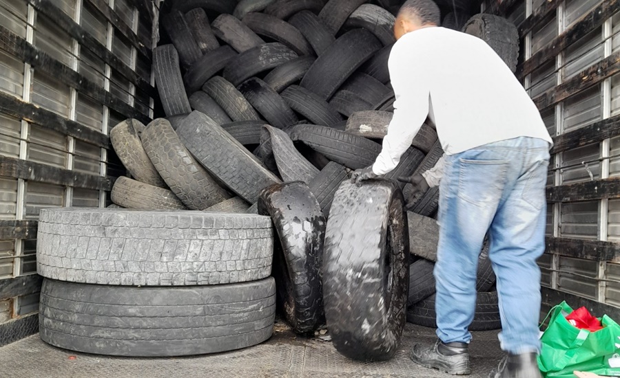 Bridgestone recolecta más de 220 toneladas de llantas de desecho