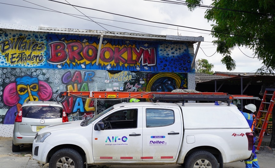 En el barrio La Paz en Barranquilla, cierran billar que tenía 4 conexiones ilegales para robar energía