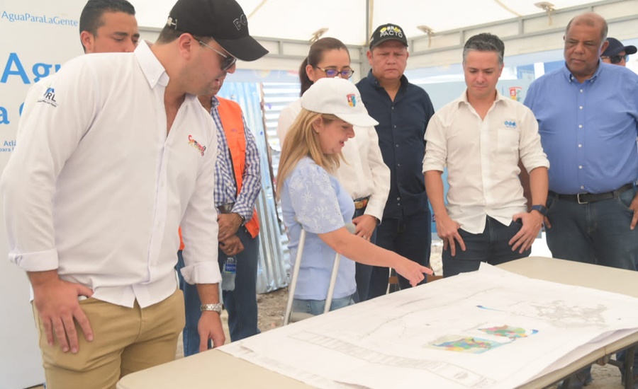 “A final de año las aguas residuales serán cosa del pasado en los barrios El Esfuerzo, Villa Anita y Villa Gladys, en Soledad”: Elsa Noguera