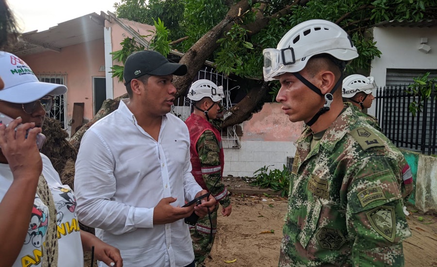Alcaldía de Malambo atiende emergencia por vendaval en más de 30 barrios