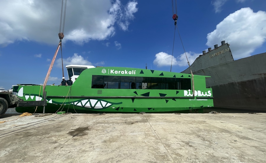 Barranquilla recibe al RioBús en el Gran Malecón