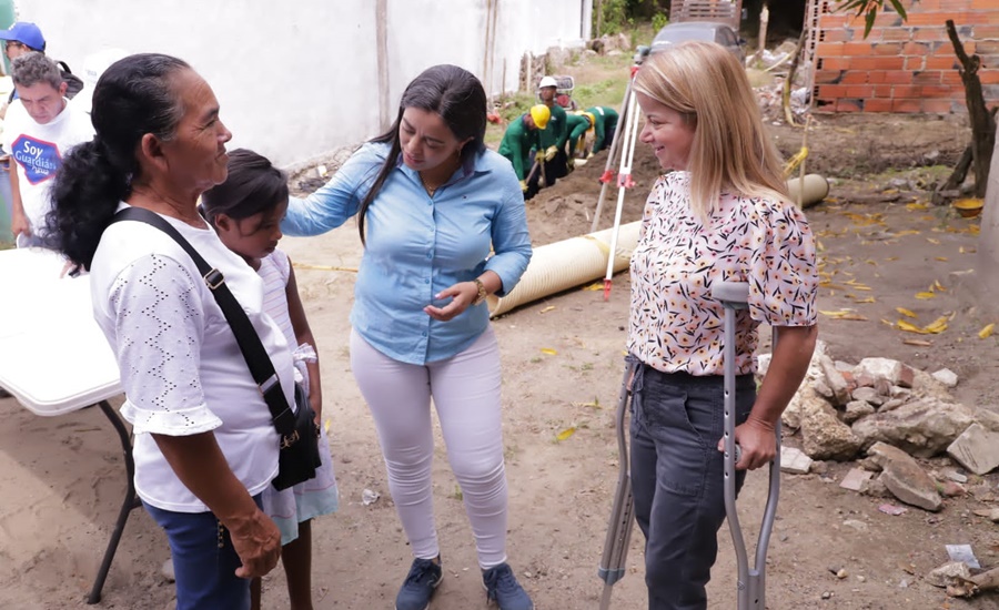 “Con las obras de alcantarillado y agua potable, le damos dignidad a la gente de Usiacurí y garantizamos un turismo sostenible”: Elsa Noguera