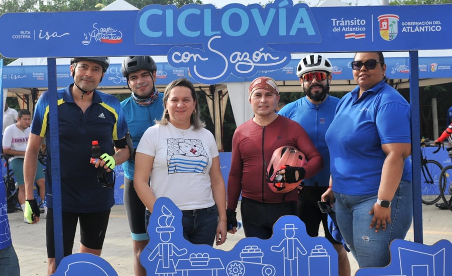 Tránsito del Atlántico le puso deporte, tradición y seguridad vial a la celebración de Amor y Amistad