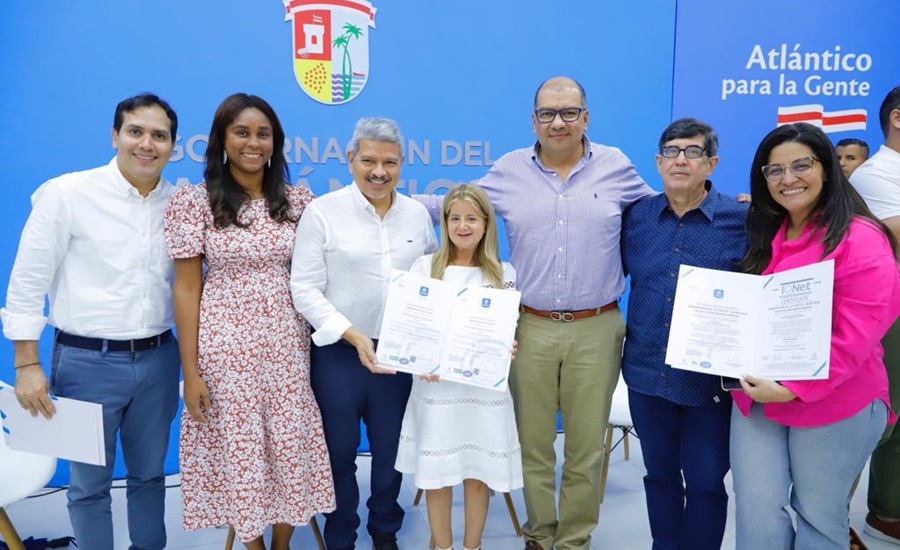 Gobernación del Atlántico recibió certificación Icontec que avala su sistema de gestión ambiental y seguridad en el trabajo