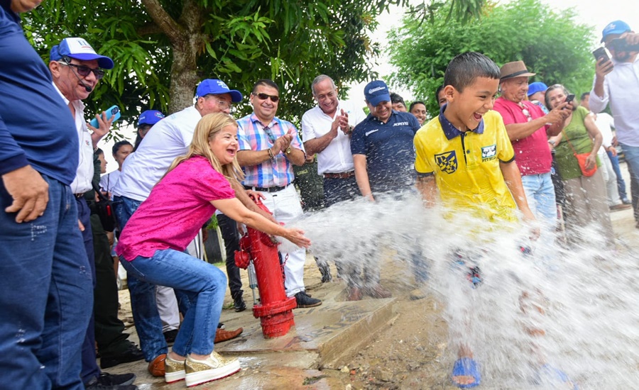 “Polonuevo se suma a los 17 municipios del Atlántico que ya cuentan con agua potable 24/7 y buena presión”: Elsa Noguera