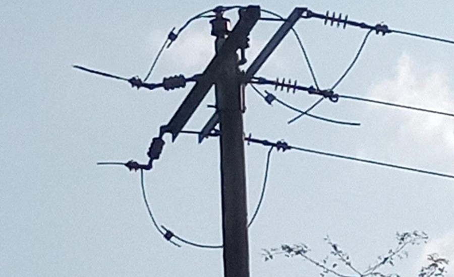 Parte de zona rural de Juan de Acosta sin energía por robo de cables