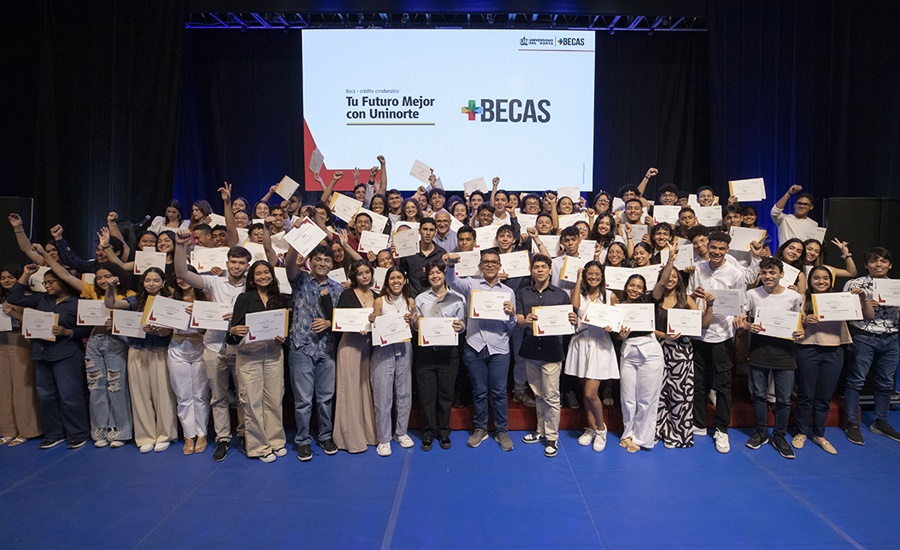 Más de 280 becarios empezaron a estudiar este semestre en Uninorte