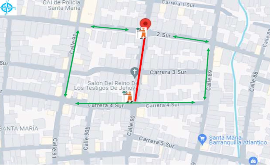Cierres de vías a partir del 19 de marzo por Feria Pa la Calle en el barrio Santa María