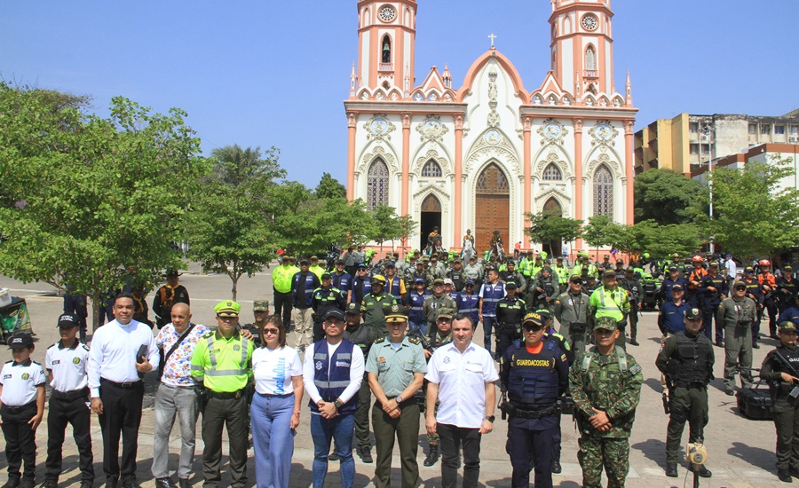 Distrito de Barranquilla y fuerza pública lanzan Plan de Seguridad por Semana Santa