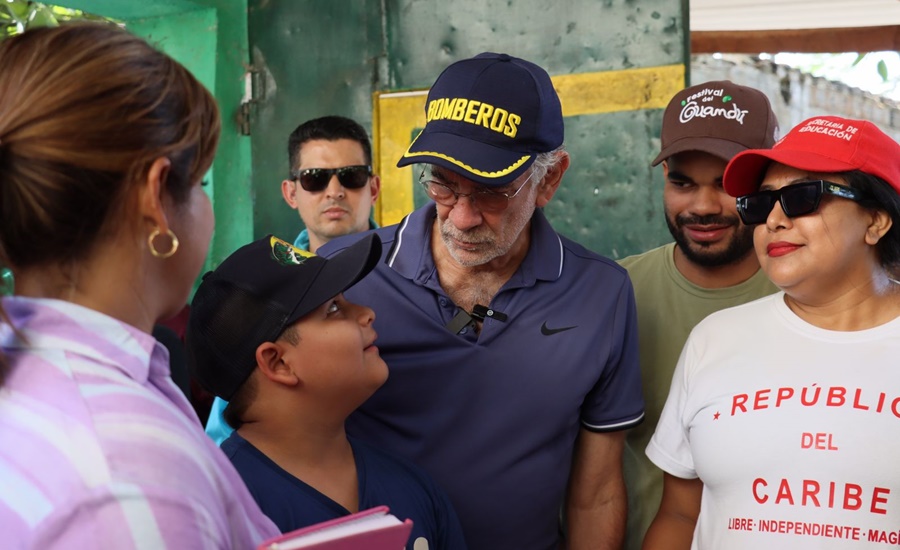 Gobernador Eduardo Verano hace diagnóstico del estado de los 85 colegios en el Atlántico