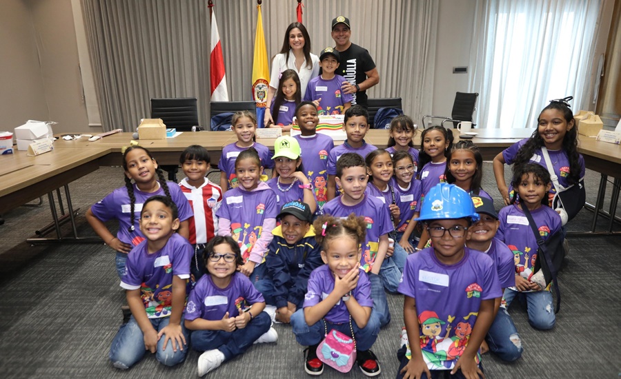 En el Día de la Niñez, gabinete infantil ‘tomó las riendas’ de la Alcaldía Distrital de Barranquilla