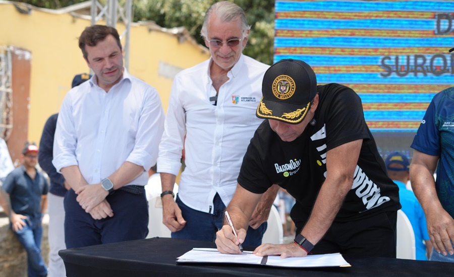 Alcalde Char cumple promesa de construir Gran Malecón del Suroriente para ‘sanar la herida’ del arroyo de Rebolo