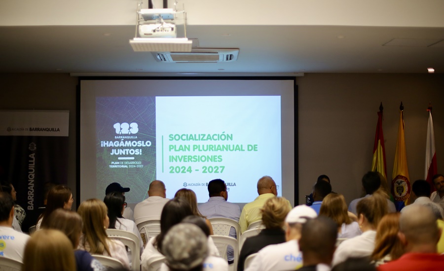 En las 5 localidades de Barranquilla se socializará el Plan Plurianual de Inversiones 2024-2027