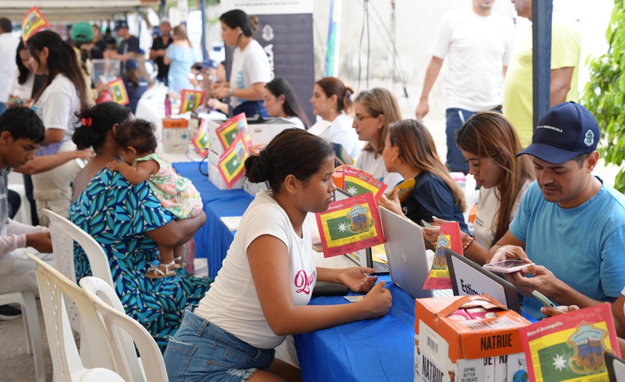 En los 211 años de Barranquilla, Vamos pa’l Barrio llegó con su oferta de servicios a Juan Mina
