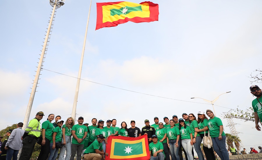 En su cumpleaños 211, Barranquilla vuelve a ondear su bandera en lo más alto
