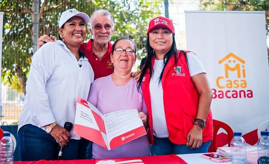 Villa Esperanza, Malambo, ya es un territorio de propietarios: gobernador Verano cumple promesa de campaña