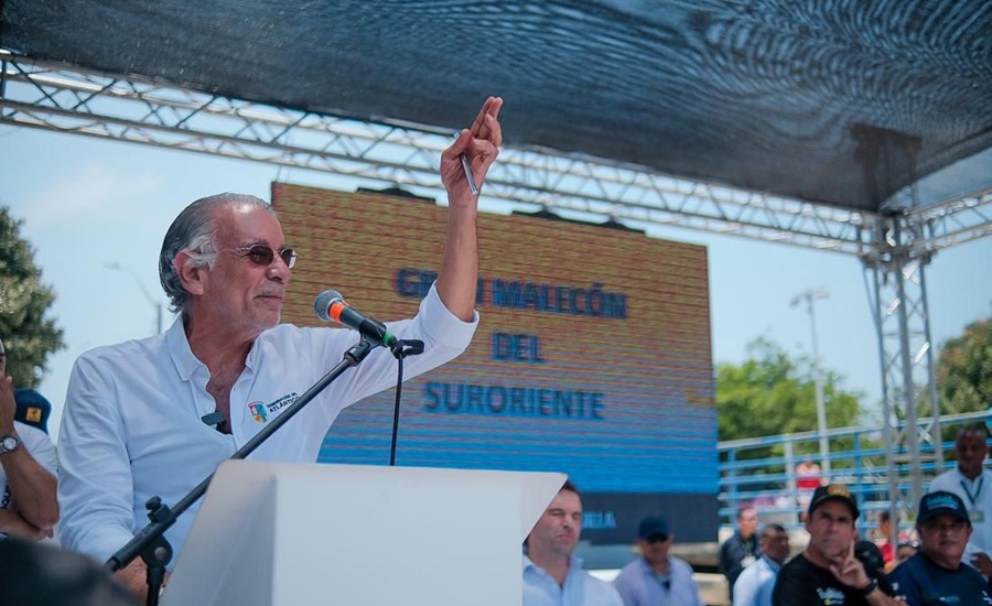“Cumplimos otra promesa de campaña: iniciamos el Gran Malecón del Suroriente de Barranquilla”:  Eduardo Verano
