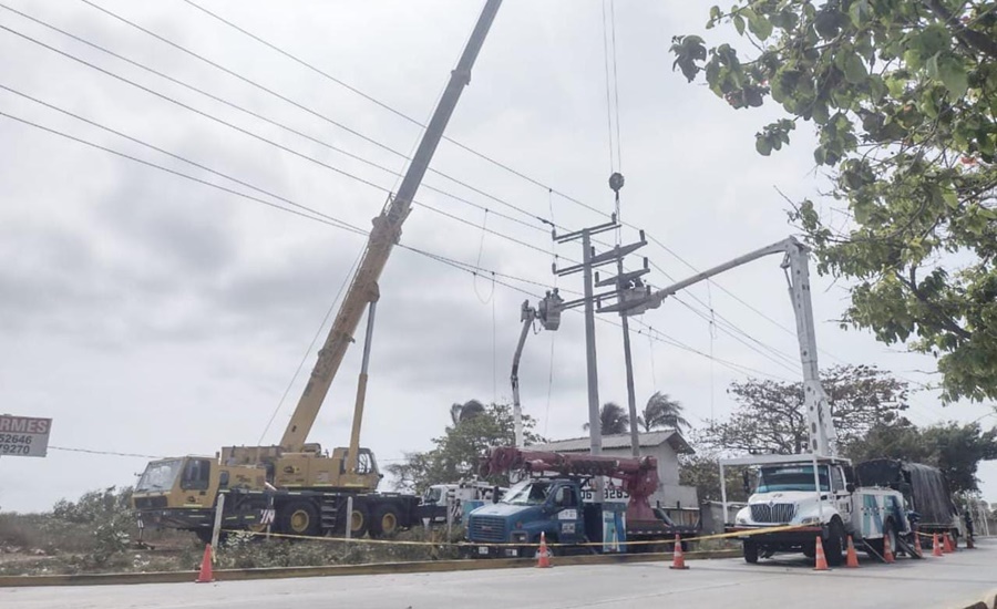 Trabajos eléctricos en sectores del barrio Siape