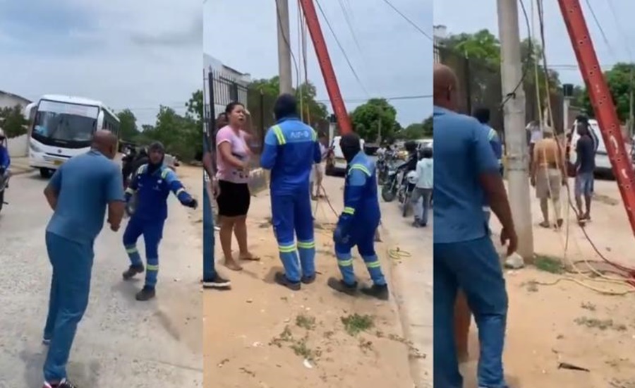 Air-e rechaza la agresión a un contratista en Riohacha