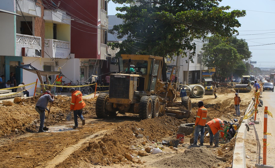 Con instalación de colectores de aguas pluviales avanzan trabajos en la Cordialidad