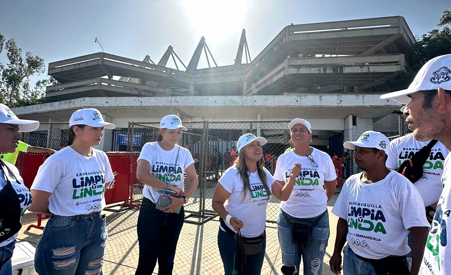 Campaña Barranquilla Limpia y Linda recogió 400 kilos de residuos en el Metro
