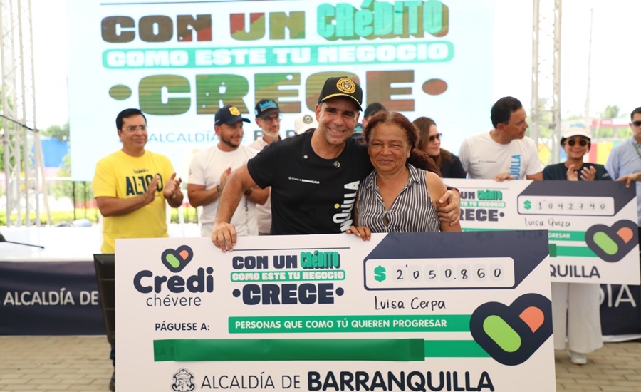 CrediChévere ya desembolsó los primeros microcréditos a casi 300 pequeños comerciantes en Barranquilla