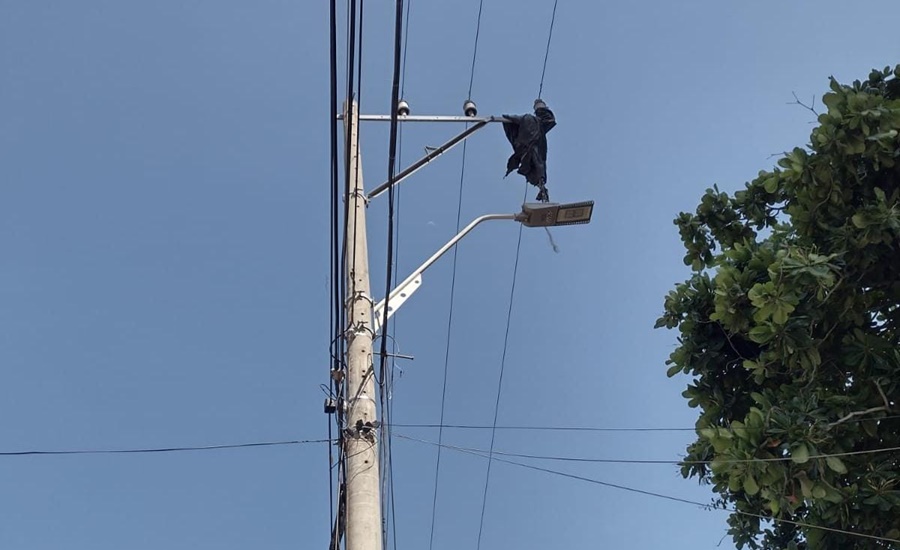 Llamado a constructores para evitar caída de materiales y desechos sobre las redes eléctricas